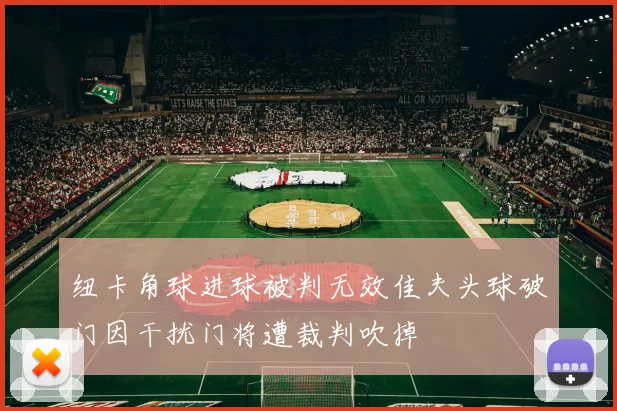 纽卡角球进球被判无效佳夫头球破门因干扰门将遭裁判吹掉